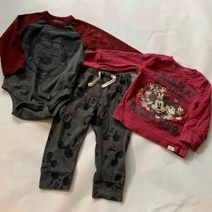Baby gap Disney Mickey Mouse bundle lot 12 to 18 months casual kids clothes
